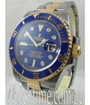 Rolex Submariner FACTORY Blue Diamond-Dial 116613LB