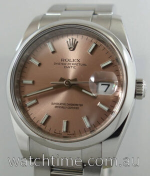 Rolex OysterDate 36  Salmon dial  115200
