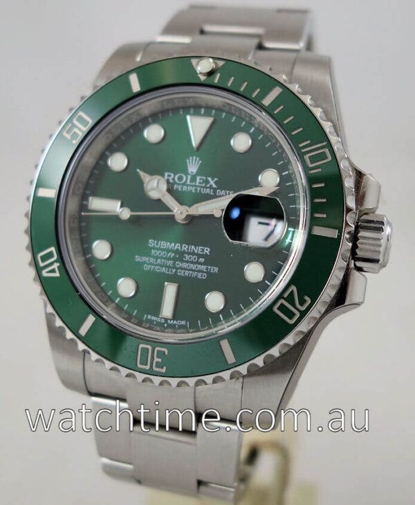 Rolex Submariner Ceramic GREEN 116610LV  Feb 2019