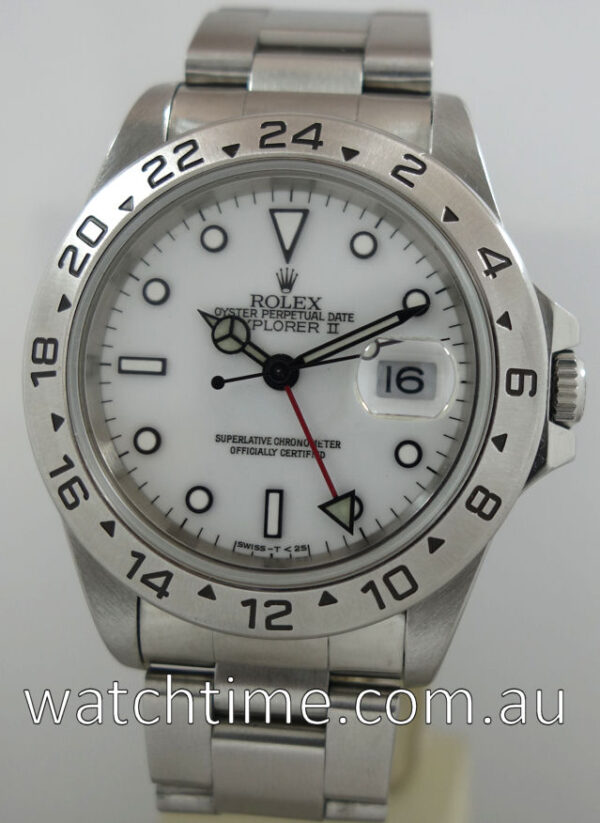 Rolex Explorer II White dial 16570