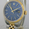 Rolex Datejust 16233 Blue Jubilee dial