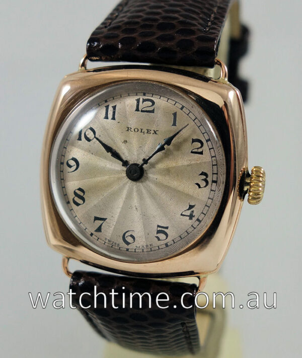 ROLEX Cushion 18k Pink-Gold  1927