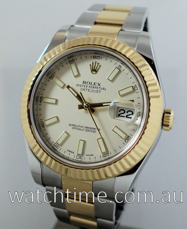 Rolex Datejust II 18k Yellow Gold & Steel 116333