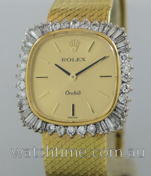 Rolex Orchid 18k & Diamonds ladies dress-watch