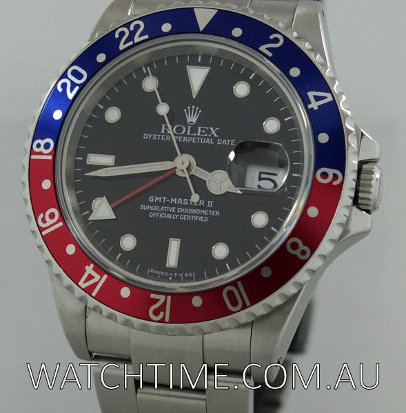 ROLEX GMT MASTER II  "Pepsi"  16710