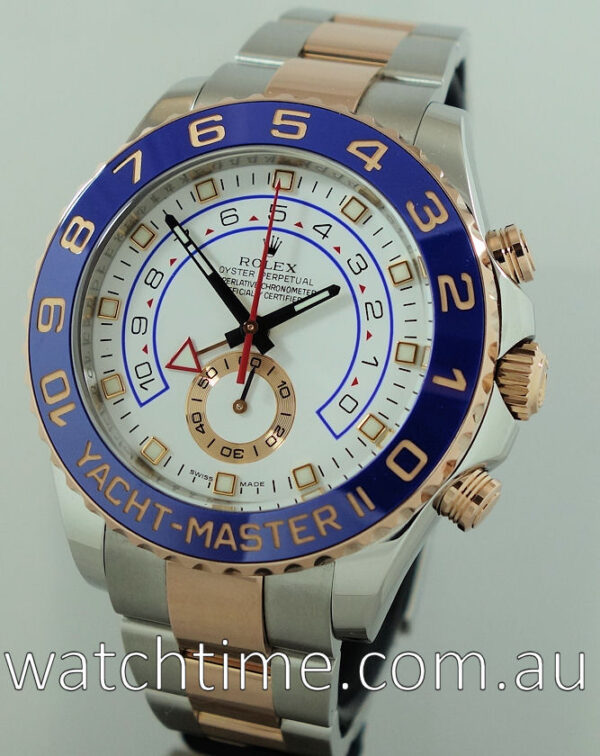 Rolex Yachtmaster II 18k Everose Gold & Steel  116681