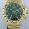 DSC08474 ROLEX 18k GOLD DAYTONA 116508 Green Dial June 2017