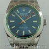DSC08495 Rolex Milgauss Blue Dial 'Green Crystal' 116400GV Jan. 2017