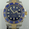 DSC08746 Rolex Submariner Gold and Steel Blue Dial 116613LB JULY 2017!!