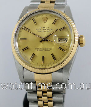 Rolex Datejust 18k Gold & Steel  16013