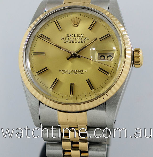 Rolex Datejust 18k Gold & Steel  16013