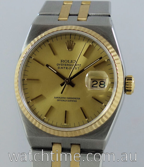 Rolex OysterQuartz  18k & Steel 17013