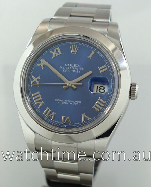 Rolex Datejust II Blue Dial  116300  41mm