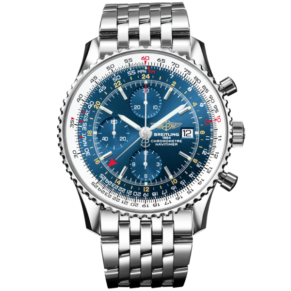 BREITLING NAVITIMER WORLD Blue Dial A24344