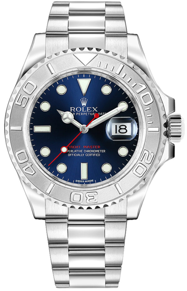 Rolex Yacht-Master 116622 Platinum Bezel April 2015 Like New!!