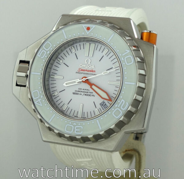 Omega 1200m PLOPROF 224.32.55.21.04.001 White on Rubber