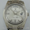 Rolex Day-Date II  218239  18k White-Gold, Diamond-dial