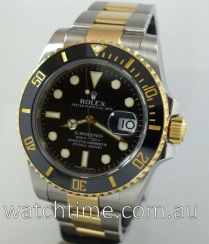 Rolex Submariner Ceramic  BLACK Dial 116613LN