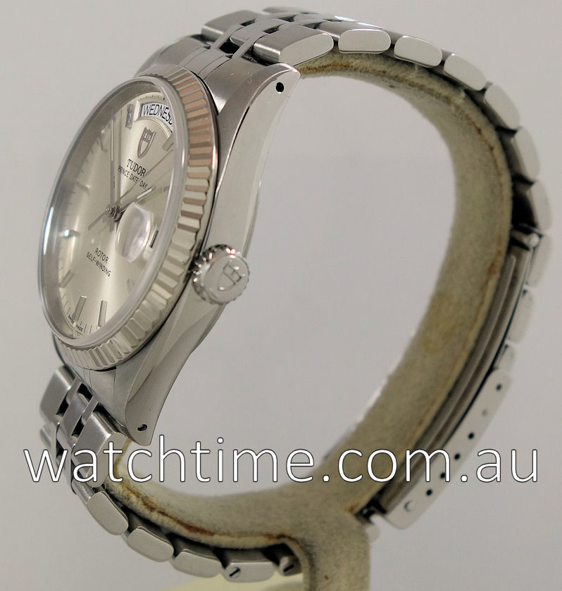 tudor day date fluted bezel