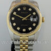 Rolex Datejust 18k & Steel, 116233  Black Diamond-dial