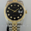 DSC00365 Rolex Datejust 18k & Steel, 116233 Black Diamond-dial