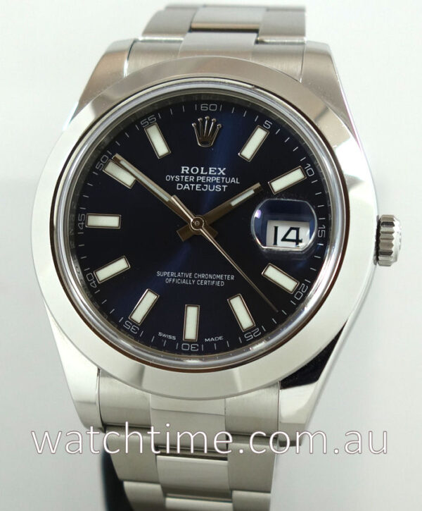 Rolex Datejust II Blue-dial 116300