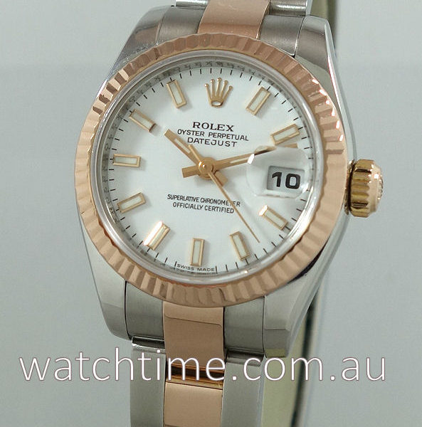 Rolex Lady-Datejust  18k Everose & Steel  179171