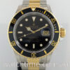 Rolex Submariner 16613  Black-dial  18k & Steel