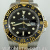 Rolex GMT Master 18k & Steel  116713LN  Box & Papers