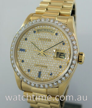 Rolex President Day-Date with Diamonds 18048