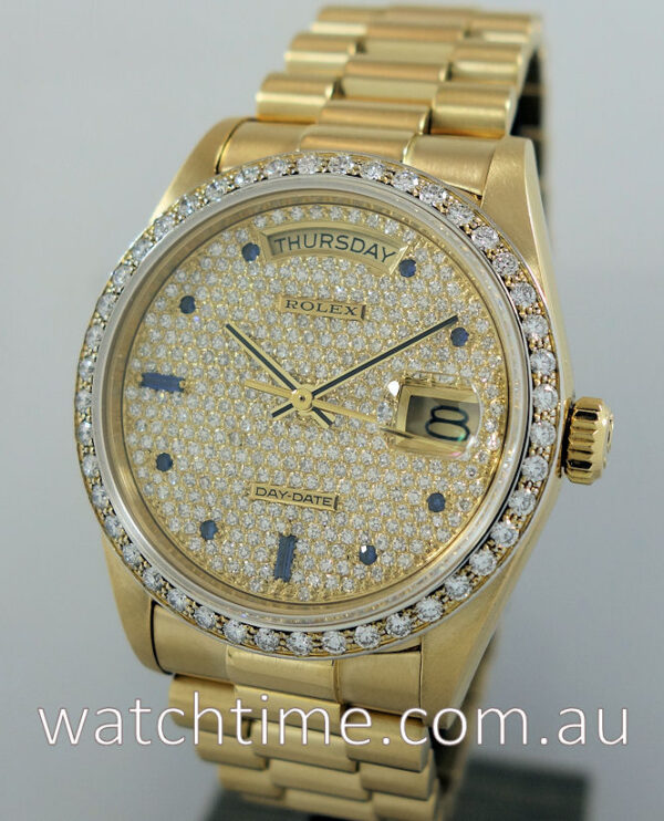 Rolex President Day-Date with Diamonds 18048