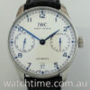 IWC Portuguese  7-Days IW500705 Steel  2018!!