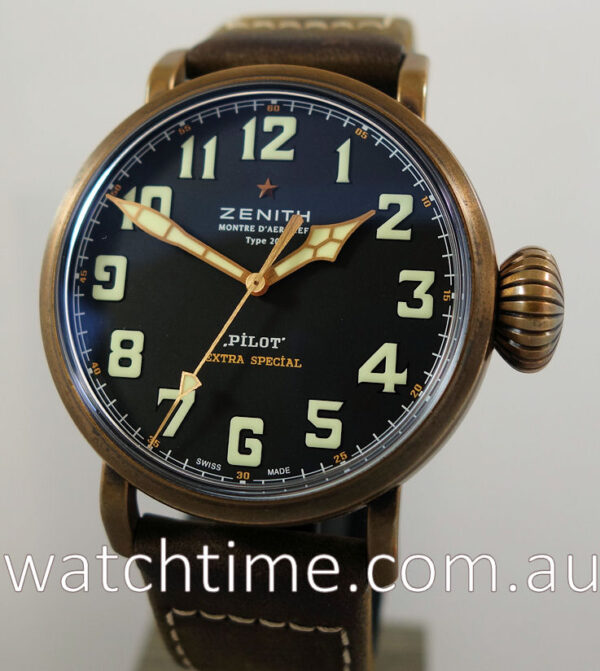 ZENITH  Pilot Type 20 Extra Special  BRONZE 29.2430.679/21.C753