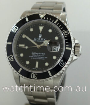Rolex Submariner Date 16610  Box   Papers