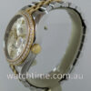 Rolex Datejust 18k & Steel, Floral dial and Diamonds 116243