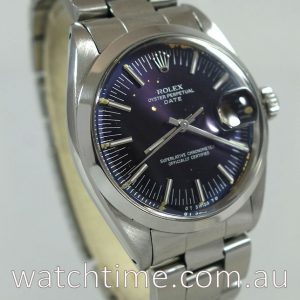 Rolex Oyster Date  Automatic with  Purple dial  circa 1968