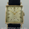 35-dial ROLEX 10ct Square, sub-seconds 1940s