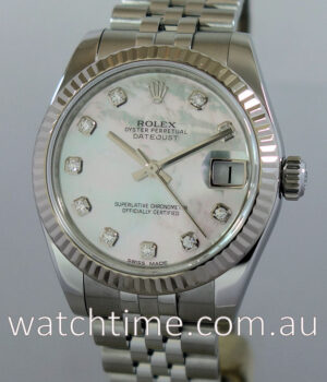Rolex Datejust  31 Steel  Mother of Pearl with Diamonds