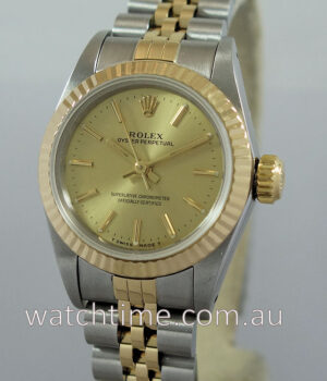 Rolex Ladies Oyster 18k & Steel Jubilee bracelet