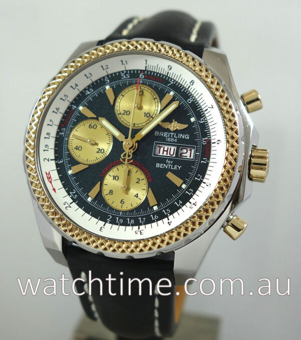 BREITLING for Bentley GT 18k & Steel  Ltd. Edn. Green-dial  D13362