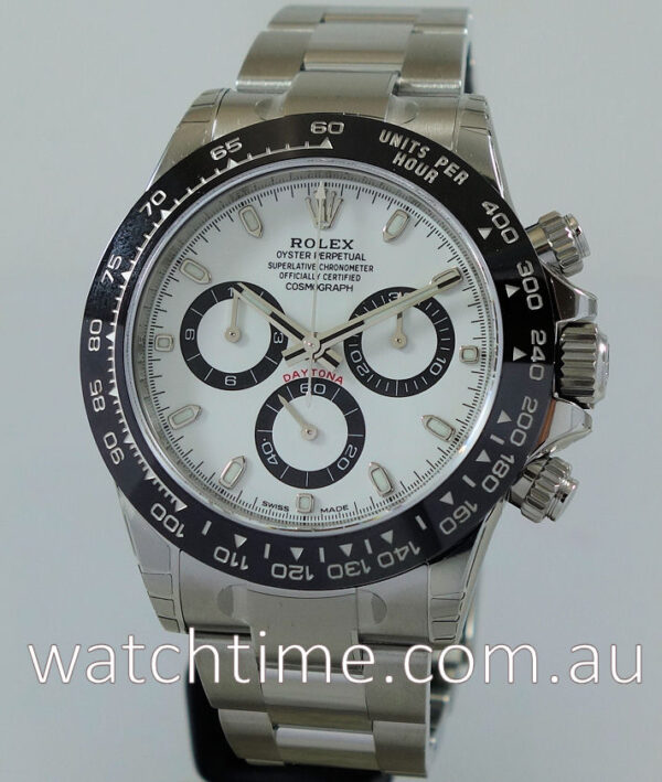 ROLEX DAYTONA STEEL Feb 2019 "UNUSED" 116500LN CERAMIC White B&P Factory Plastic