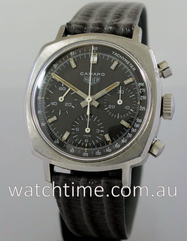 HEUER CAMARO 12 CHRONO Tropical  Dial 1970's