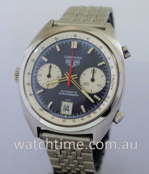 HEUER CARRERA  Calibre 11  Blue dial