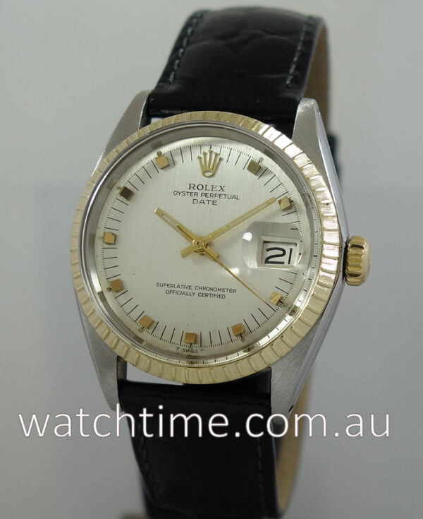 Rolex Oyster Date Steel & Gold  c 1969 RARE Dial