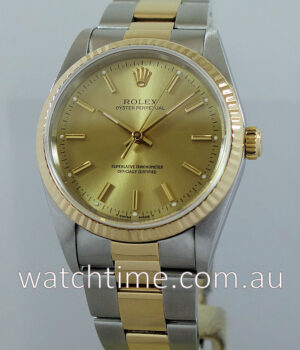 Rolex Oyster 18k Yellow-Gold   Steel 14233