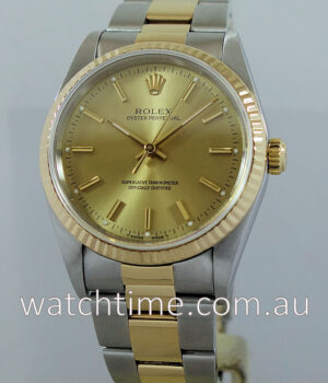 Rolex Oyster 18k Yellow-Gold & Steel 14233