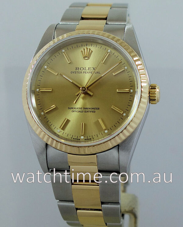 Rolex Oyster 18k Yellow-Gold & Steel 14233