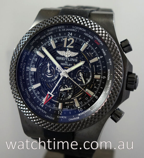 BREITLING Bentley GMT Chronograph "MIDNIGHT CARBON" M47362