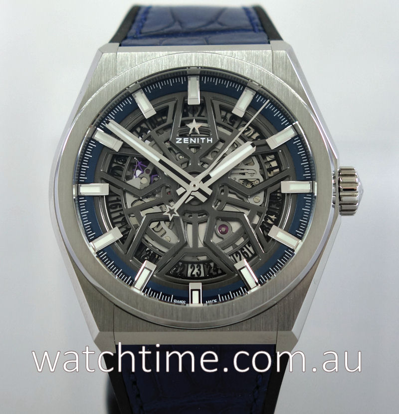 Zenith Defy Classic 41mm Titanium Skeleton Dial Ref-95.9000.670/78.M9000 Box and Papers