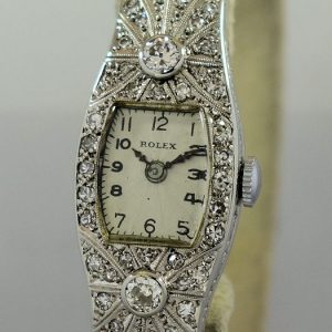 ROLEX Ladies 18k White-Gold   Diamond Cocktail watch